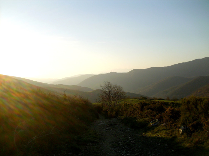 Sonnenaufgang in Galizien.